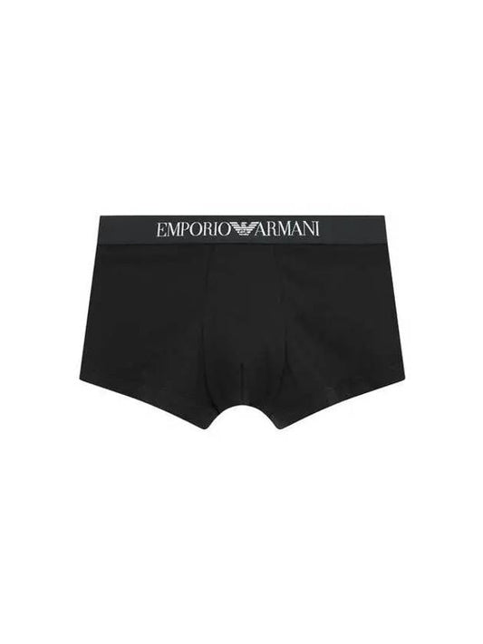 UNDERWEAR 8th Anniversary Last Armani 9 7 8 Men s Logo Banding Solid Drawn Black 270852 - EMPORIO ARMANI - BALAAN 1