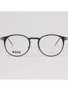 Hugo Boss titanium glasses frame BOSS1252 003 round ultra light - HUGO BOSS - BALAAN 3