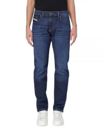 D Strukt 0PFAZ Slim Fit Jeans Dark Blue - DIESEL - BALAAN 2