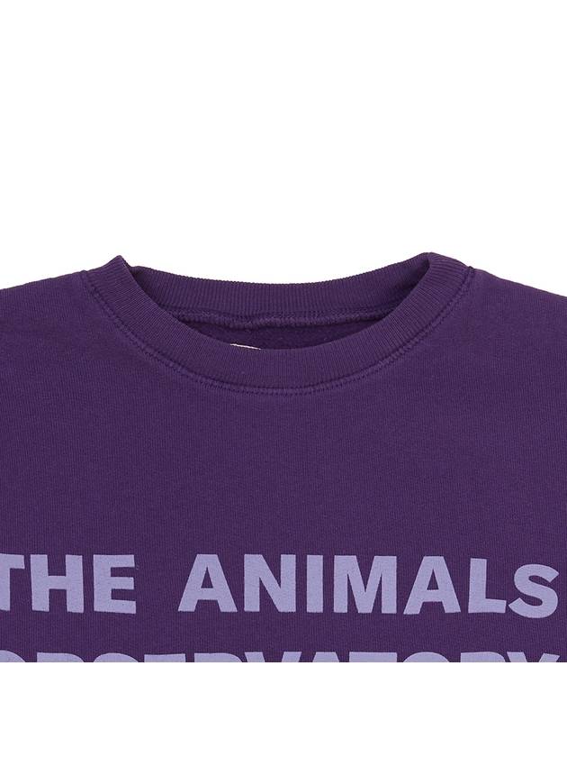 Kids brushed sweatshirt F24124 195 BG - THE ANIMALS OBSERVATORY - BALAAN 3