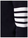 4 Bar Armband Milano Stitch Knit Top Navy - THOM BROWNE - BALAAN 4