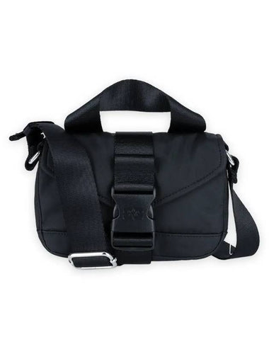 Women's Recycled Tech Mini Cross Bag Black - GANNI - BALAAN 1