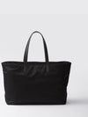 Re-Edition 1978 Large Re-Nylon Saffiano Leather Tote Bag Black - PRADA - BALAAN 4