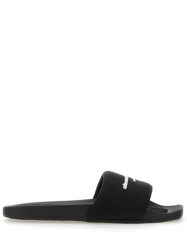 Pool Square Toe Slippers Black - ALEXANDER WANG - BALAAN 3