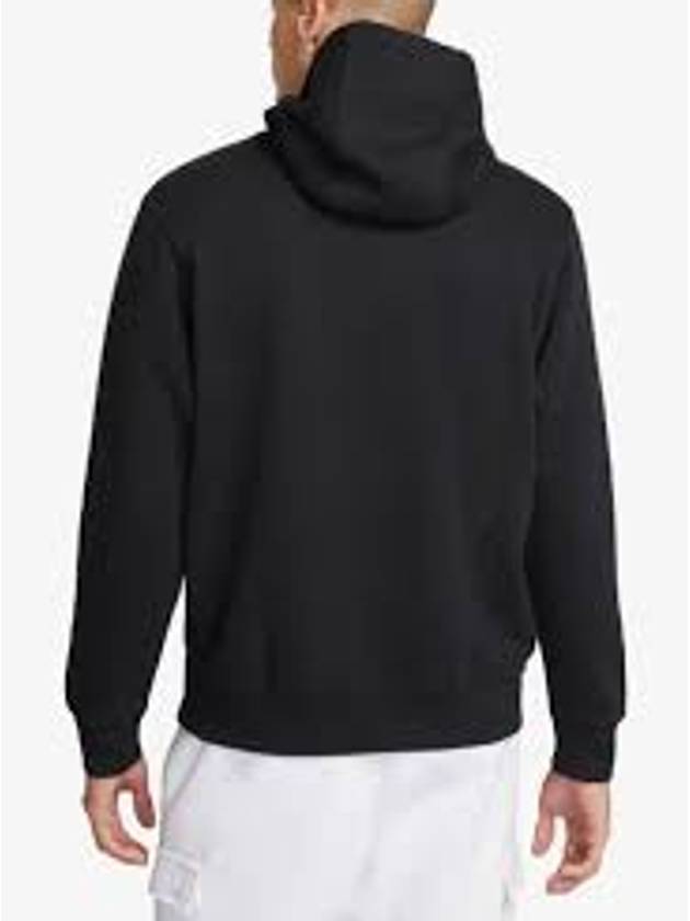 Men's Sportswear Open Concept Hoodie Black - NIKE - BALAAN 4