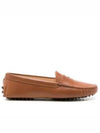 Gommino Leather Moccasin Loafers Brown - TOD'S - BALAAN 2