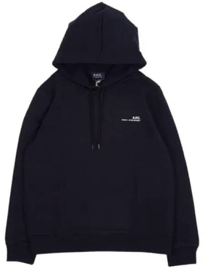 Women's Item Logo Print Hoodie Black - A.P.C. - BALAAN 2