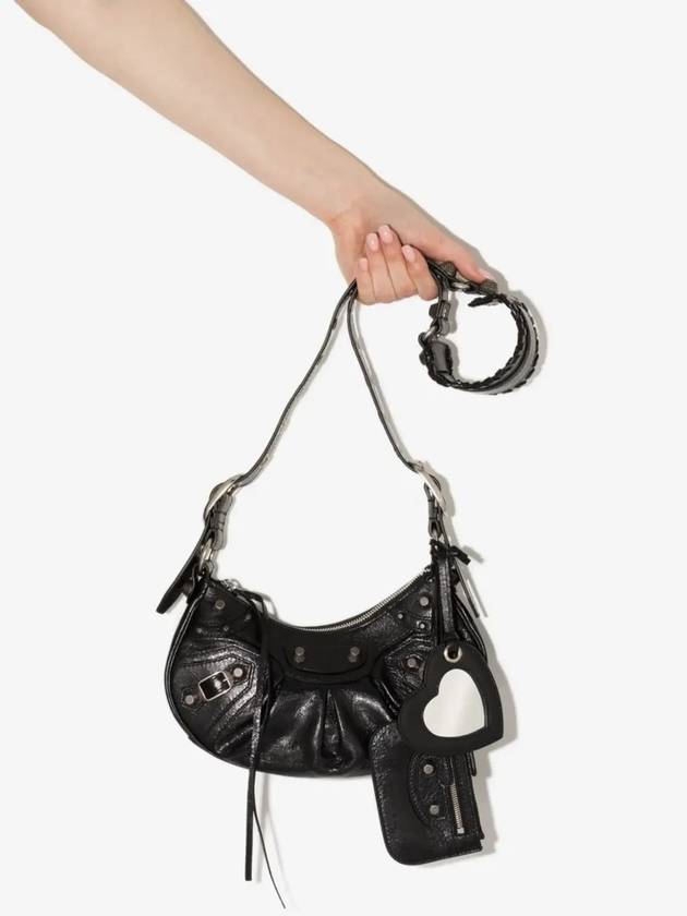 Le Cagole XS Lambskin Shoulder Bag Black - BALENCIAGA - BALAAN 7