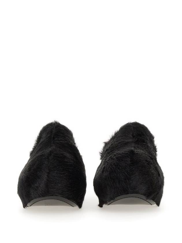 Black fur clogs J57WP0002 P5220 001 - JIL SANDER - BALAAN 5