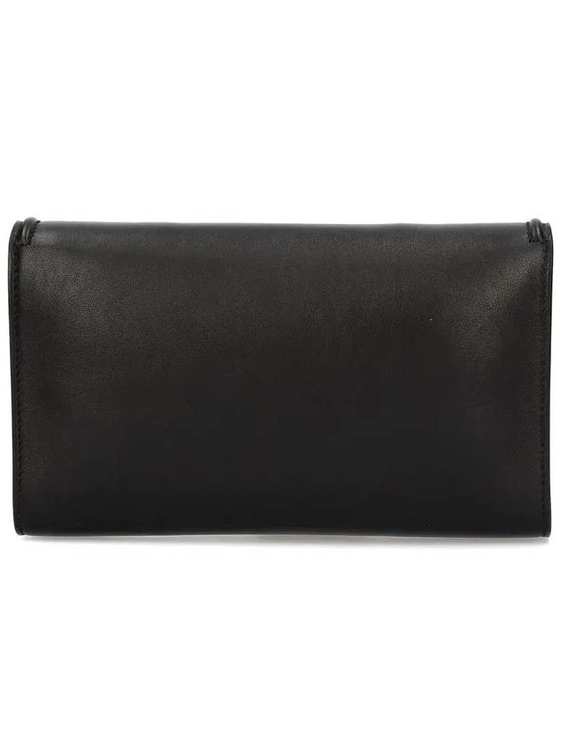 Logo Story Leather Chain Clutch Bag Black - ALEXANDER MCQUEEN - BALAAN 4