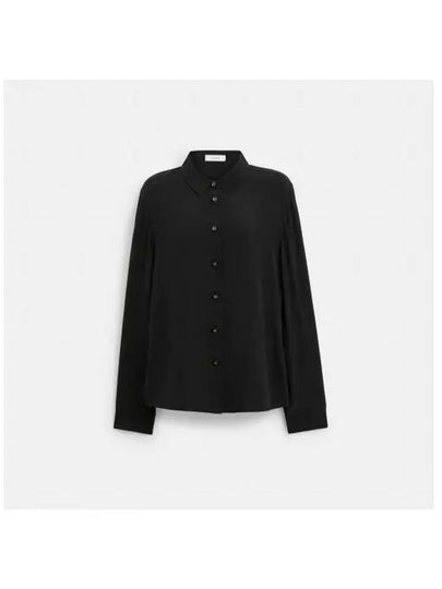 Silk Blouse Black - COACH - BALAAN 2