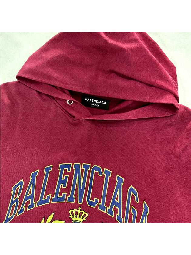 3 Men s EST 1917 Logo Long Sleeve Hooded Sweatshirt - BALENCIAGA - BALAAN 10