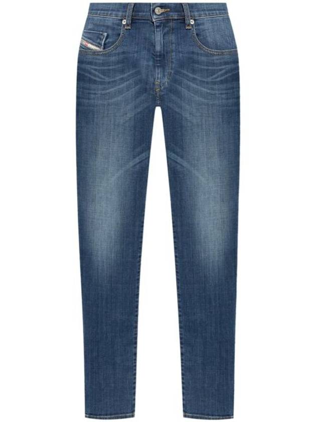 Destructed Slim Fit Jeans Blue - DIESEL - BALAAN 2