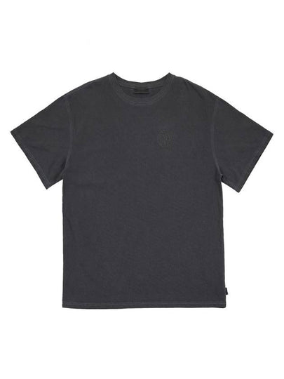 Circle Logo Pigmented Short Sleeve T-Shirt Black - ARCANE FUNK - BALAAN 2