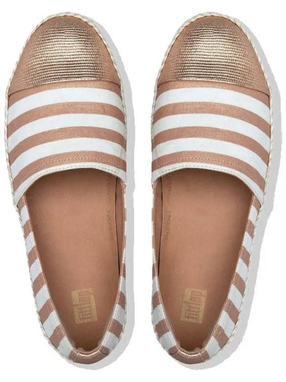 Dahlia espadrille rose gold metallic women's slipons - FITFLOP - BALAAN 2