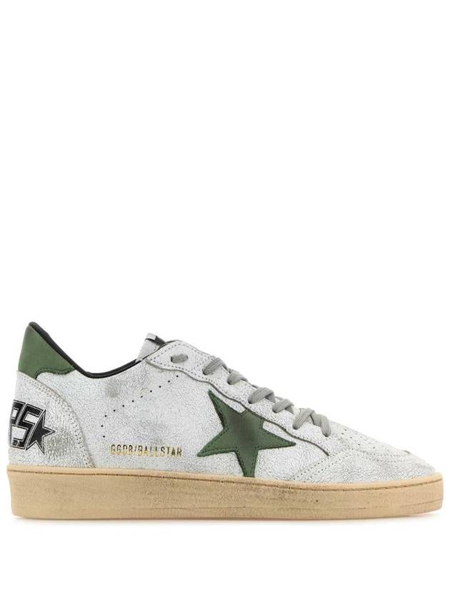 Ballstar Low-Top Sneakers Green White - GOLDEN GOOSE - BALAAN 2