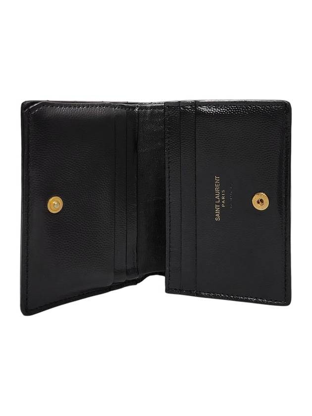 530841 Monogram Matelasse Card Half Wallet - SAINT LAURENT - BALAAN 8