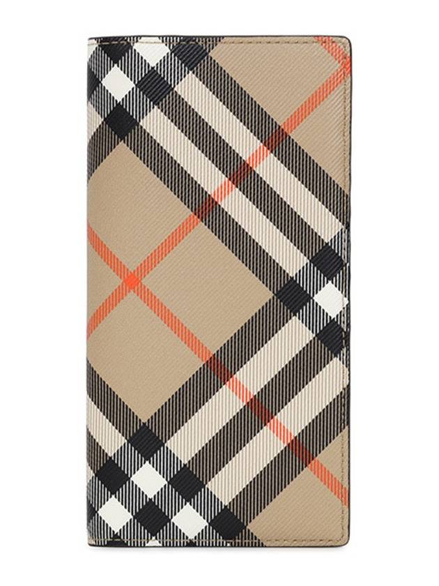 Check Bifold Card Wallet Sand - BURBERRY - BALAAN 2