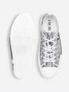 B23 Low Top Sneakers  Oblique White & Black - DIOR - BALAAN 4