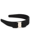 Vara Bow Hairband Black - SALVATORE FERRAGAMO - BALAAN 5