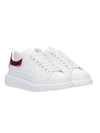 Oversole Metal Pink Tab Low Top Sneakers White - ALEXANDER MCQUEEN - BALAAN 4