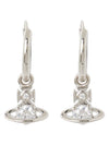 Nina Spark Crystal Hoop Earrings Silver - VIVIENNE WESTWOOD - BALAAN 2