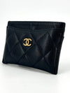 Classic caviar card holder wallet slot - CHANEL - BALAAN 3