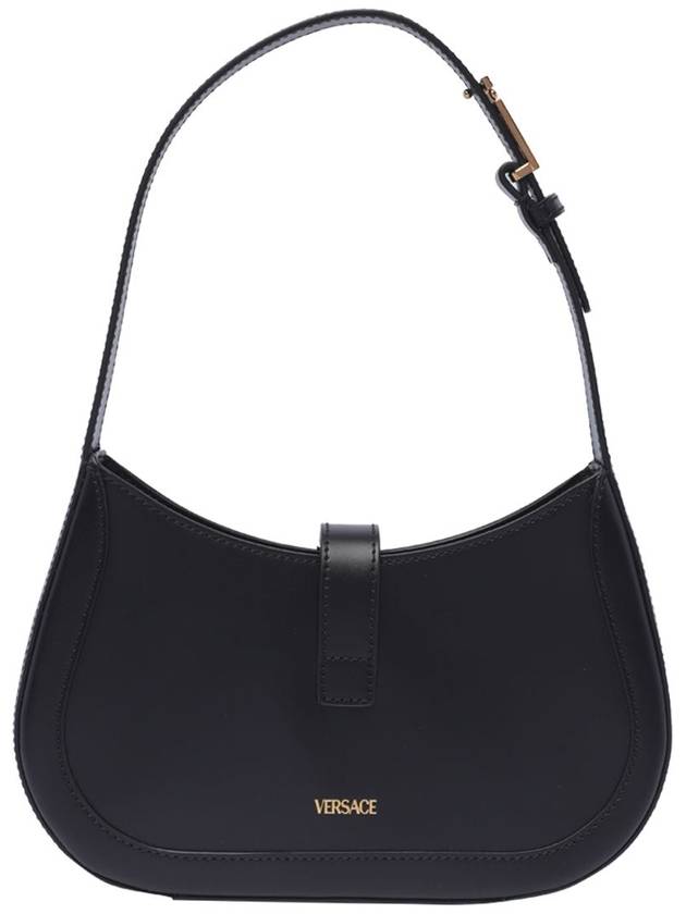 Greca Goddess Small Hobo Shoulder Bag Black - VERSACE - BALAAN 5