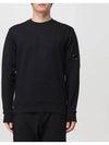 Diagonal Raised Fleece Lens Sweatshirt Black - CP COMPANY - BALAAN 2