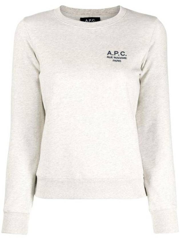 Skye Logo Sweatshirt Grey - A.P.C. - BALAAN 2