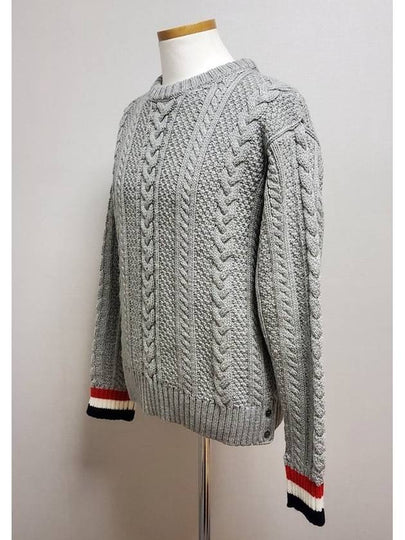 Aran cable wool knit 5 - THOM BROWNE - BALAAN 2