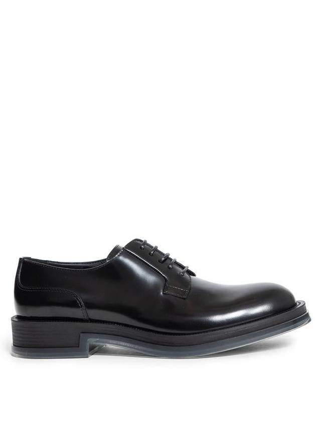 Lace-Up Transparent Sole Leather Oxford Black - ALEXANDER MCQUEEN - BALAAN 2