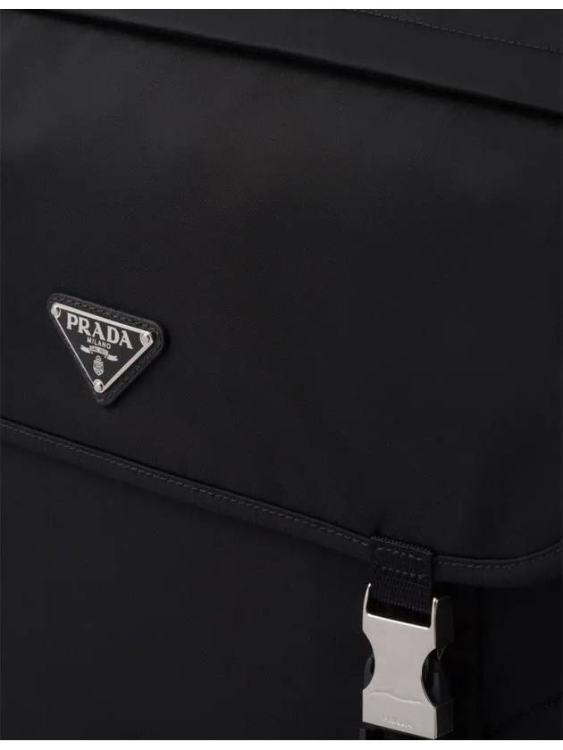 Re-Nylon Saffiano Shoulder Bag Black - PRADA - BALAAN 5