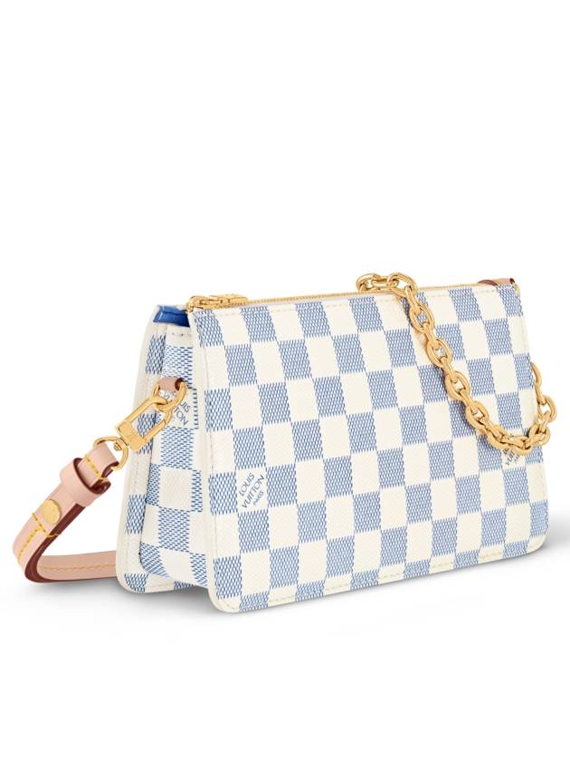 Lexington Damier Pouch Bag Celeste Blue - LOUIS VUITTON - BALAAN 4