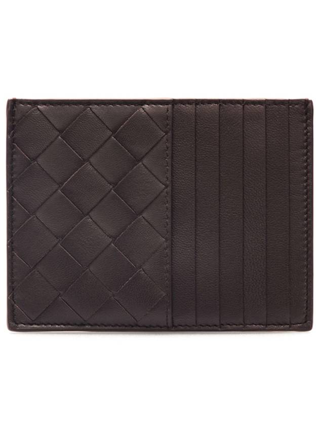 Intrecciato Leather Card Wallet Dark Brown - BOTTEGA VENETA - BALAAN 2