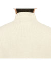 Wappen Patch Button Knit Top Ivory - STONE ISLAND - BALAAN 8