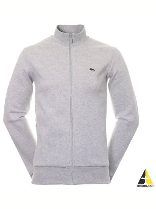 Regular fit fleece zip-up sweatshirt - LACOSTE - BALAAN 2