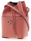 Gancini Mini Bucket Bag Pink - SALVATORE FERRAGAMO - BALAAN.