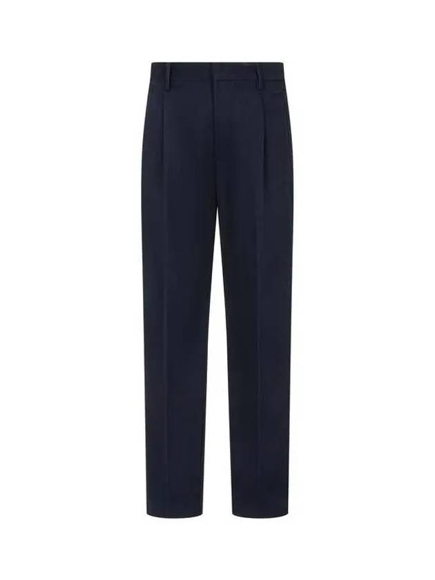 Men s One Tuck Pleated Pants Navy 270243 - EMPORIO ARMANI - BALAAN 1