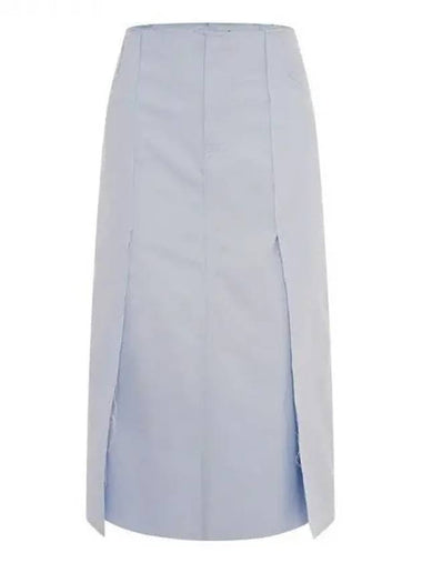 Logo patch denim midi skirt 271495 - RAF SIMONS - BALAAN 1