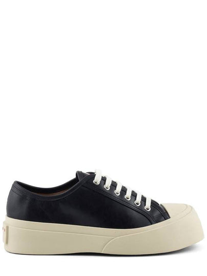 Pablo Platform Nappa Leather Low Top Sneakers Black - MARNI - BALAAN 2