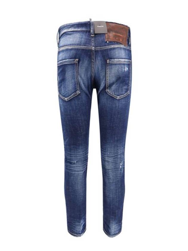 Skater Skinny Cut Jeans Blue - DSQUARED2 - BALAAN 3