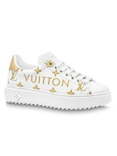 Time Out Low-Top Sneakers Gold - LOUIS VUITTON - BALAAN 1