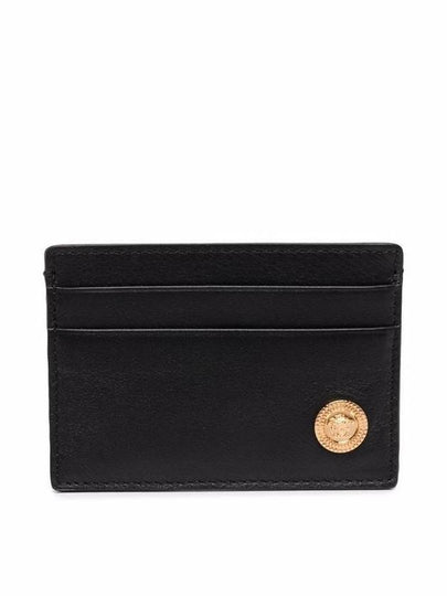 Circle Medusa Logo Two-tier Card Wallet Black - VERSACE - BALAAN 2