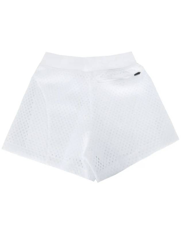 MISHA logo patch mesh short pants white AWPA07994 0000 - J.LINDEBERG - BALAAN 3