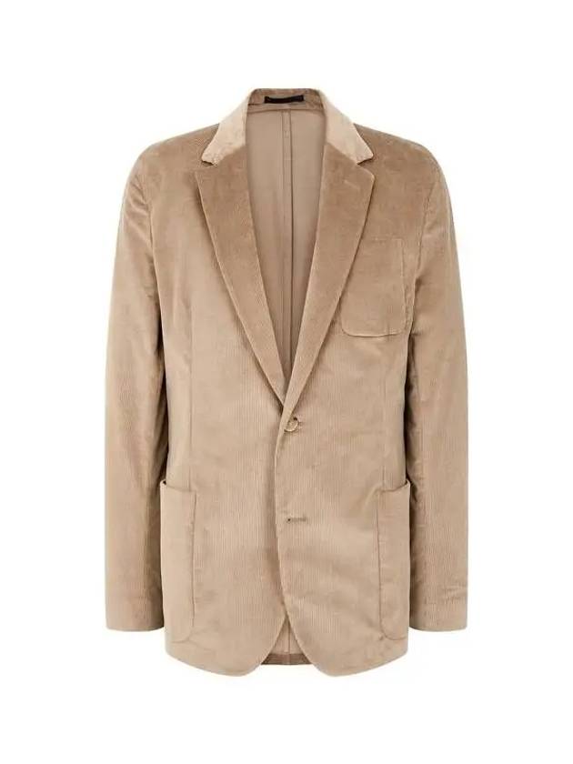 Out pocket corduroy single jacket dark beige 270049 - PAUL SMITH - BALAAN 1