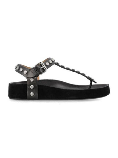 Enore Sandals Black - ISABEL MARANT - BALAAN 1