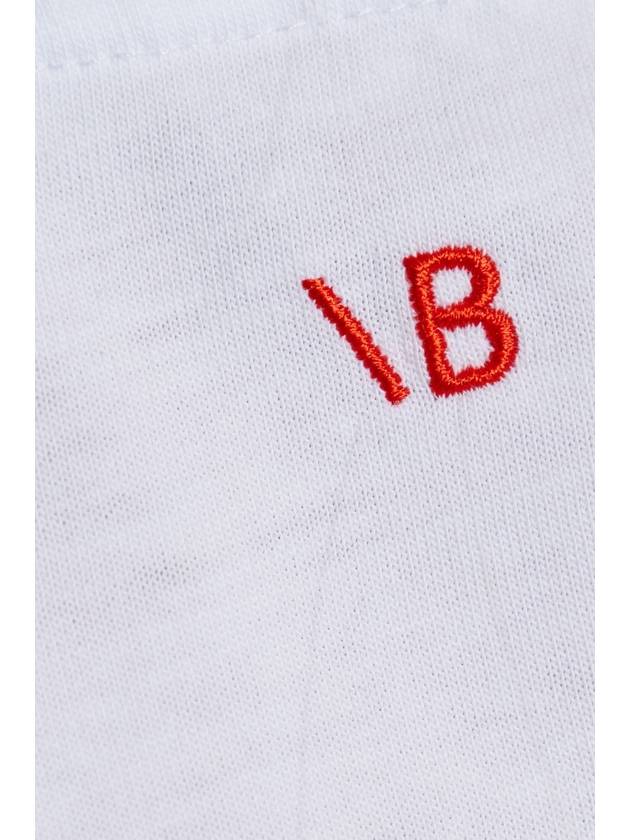 Victoria Beckham T-shirt With Print, Women's, White - VICTORIA BECKHAM - BALAAN 5