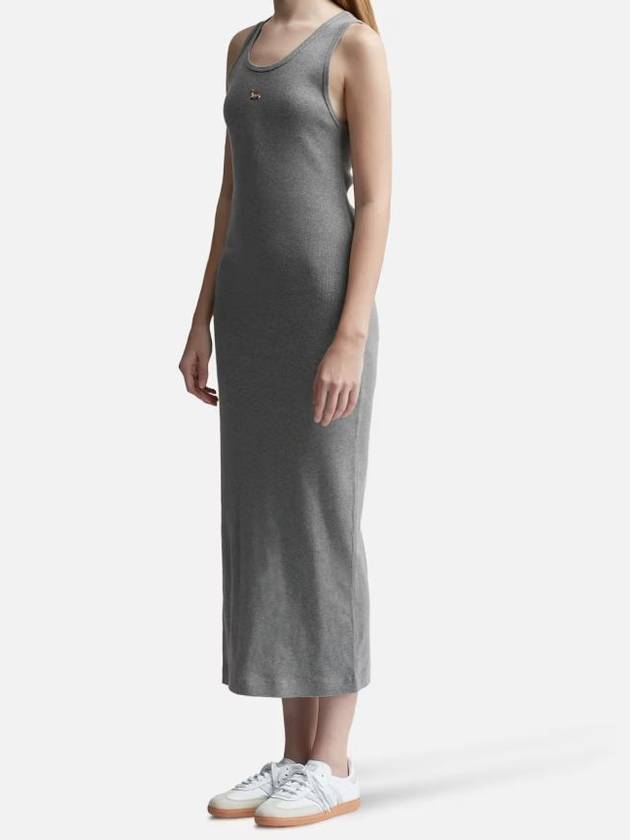 Baby Fox Sleeveless Dress Gray Women s - MAISON KITSUNE - BALAAN 5