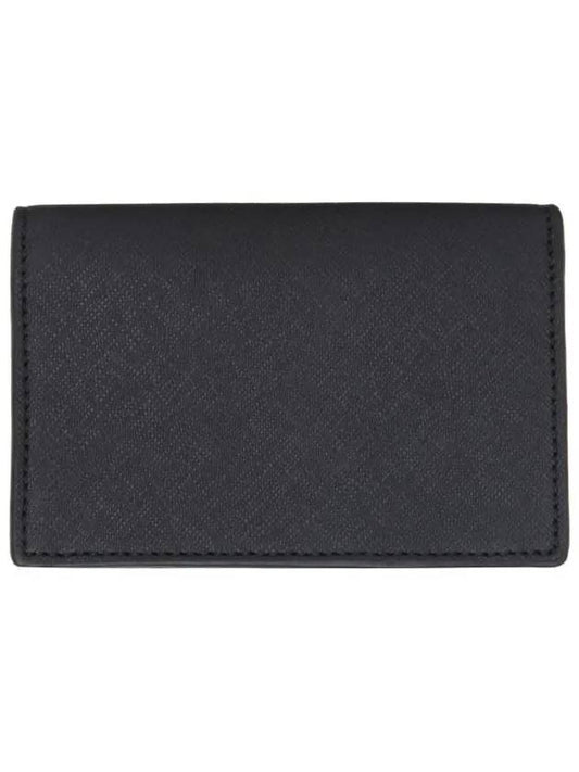 Saffiano card wallet black 5112001JU S000B N401 - VIVIENNE WESTWOOD - BALAAN 2